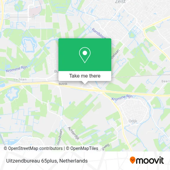 Uitzendbureau 65plus map
