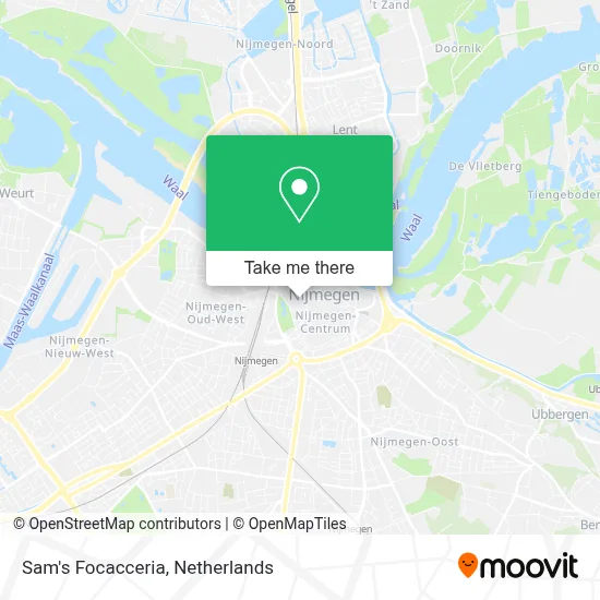Sam's Focacceria map