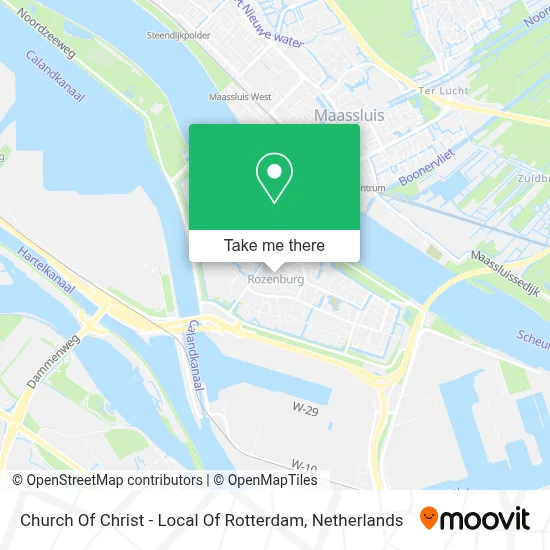 Church Of Christ - Local Of Rotterdam Karte