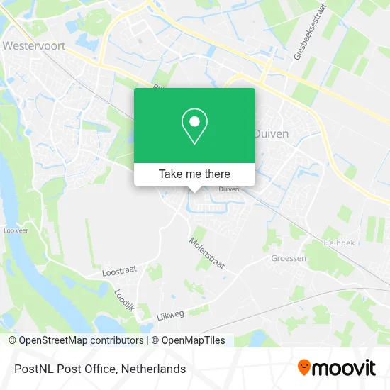 Postnl Postkantoor map