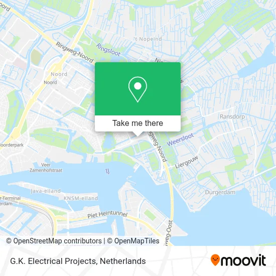 G.K. Electrical Projects map