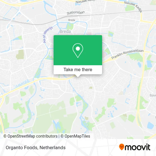 Organto Foods map