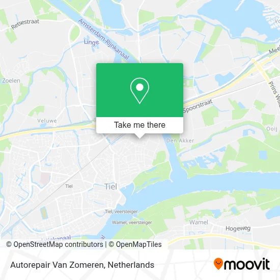 Autorepair Van Zomeren map