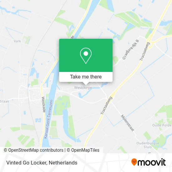 Vinted Go Locker map