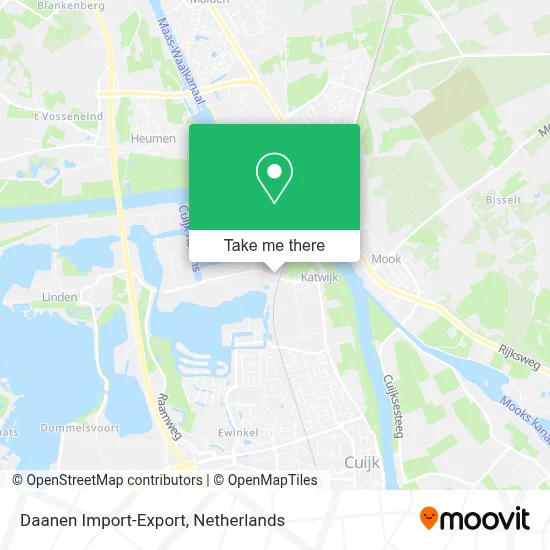 Daanen Import-Export map