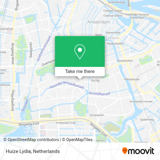 Huize Lydia map