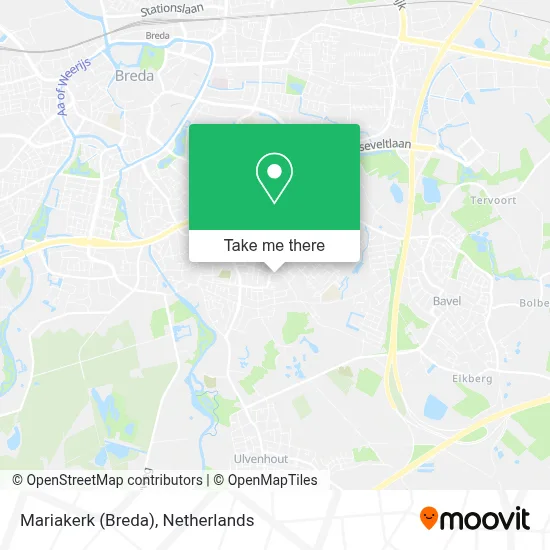 Mariakerk (Breda) map