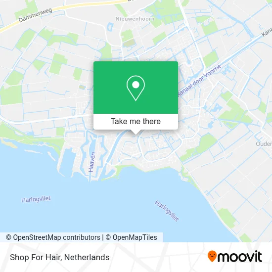 Shop For Hair map
