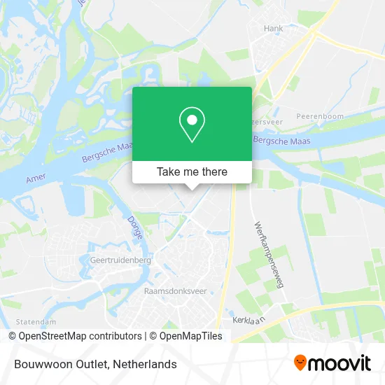 Bouwwoon Outlet map