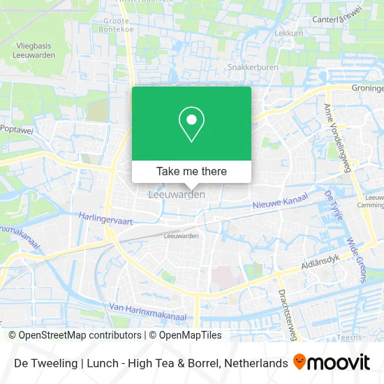De Tweeling | Lunch - High Tea & Borrel map