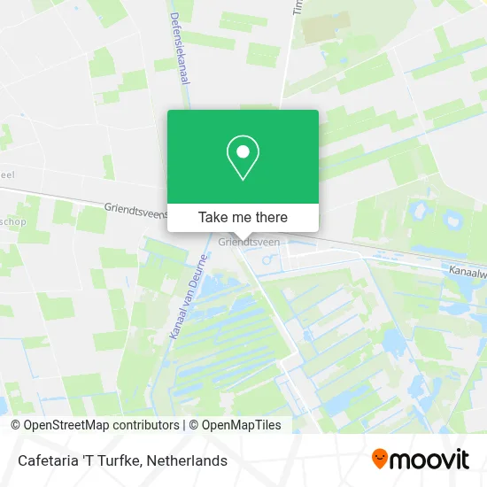 Cafetaria 'T Turfke map