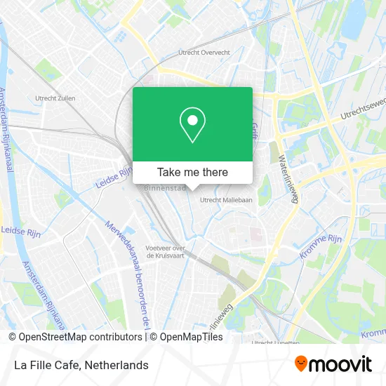 La Fille Cafe map