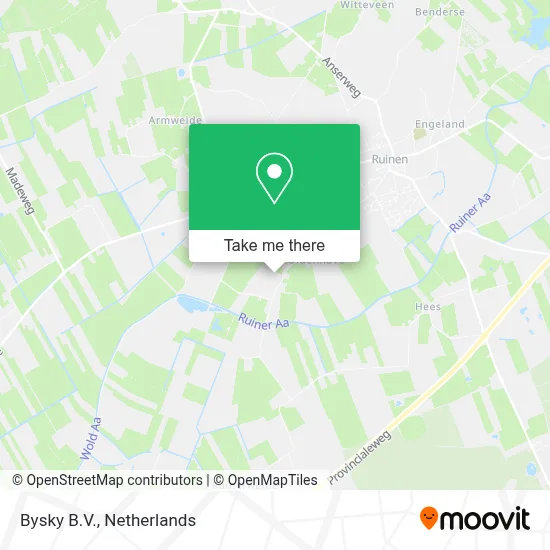 Bysky B.V. map