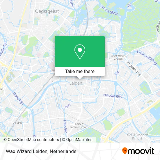 Wax Wizard Leiden map