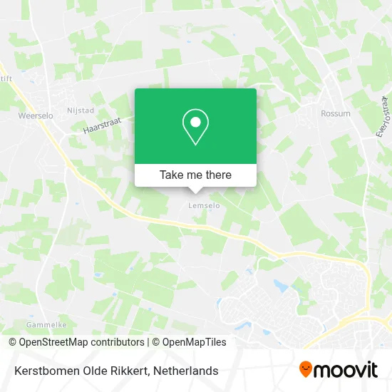 Kerstbomen Olde Rikkert map