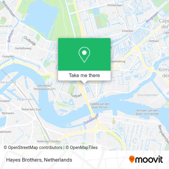 Hayes Brothers map