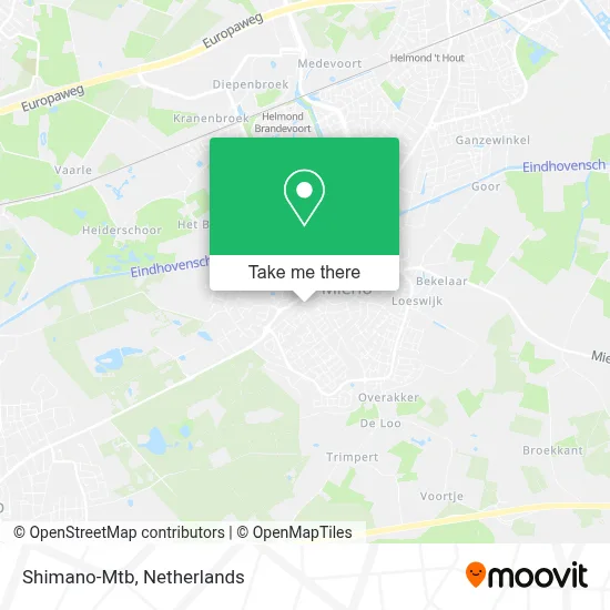 Shimano-Mtb map