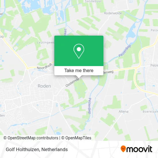 Golf Holthuizen map