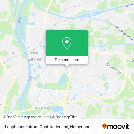Loopbaancentrum Oost Nederland map