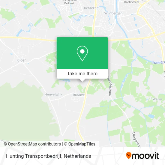 Hunting Transportbedrijf map