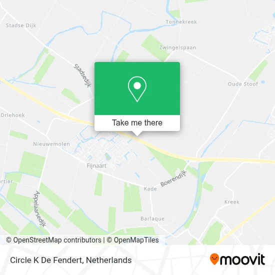 Circle K De Fendert map