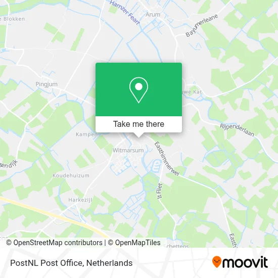 Postnl Postkantoor map