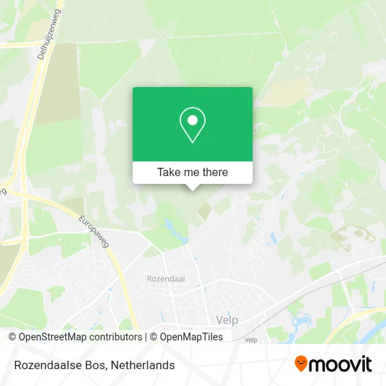 Rozendaalse Bos map
