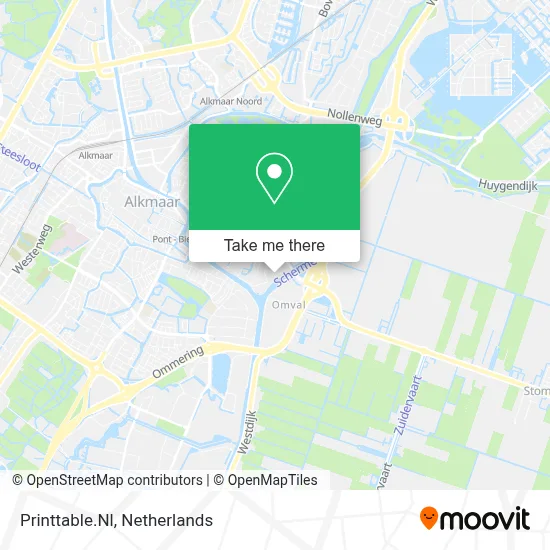 Printtable.Nl map
