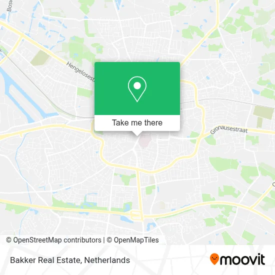 Bakker Real Estate map