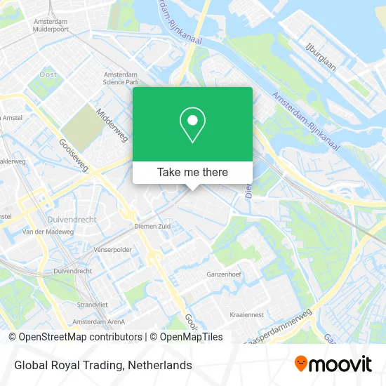 Global Royal Trading map