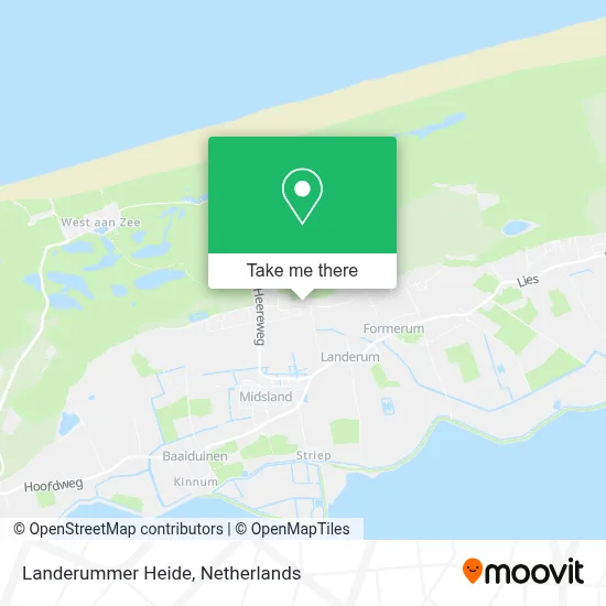Landerummer Heide map