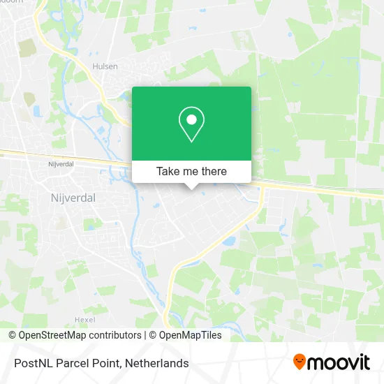 Postnl Pakketpunt map