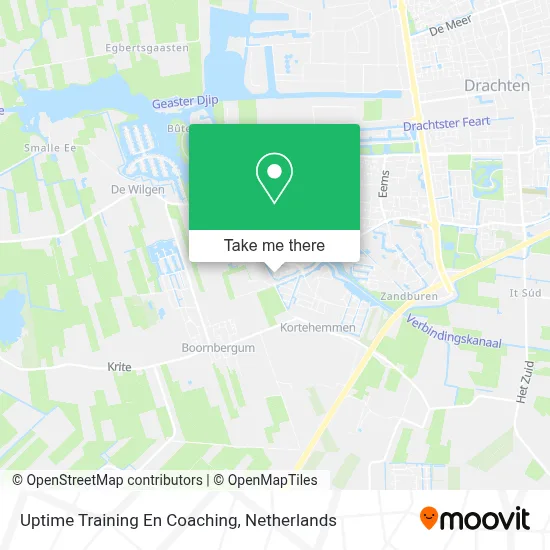 Uptime Training En Coaching map