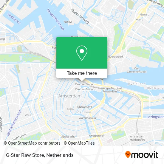 G-Star Raw Store map