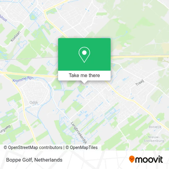 Boppe Golf map