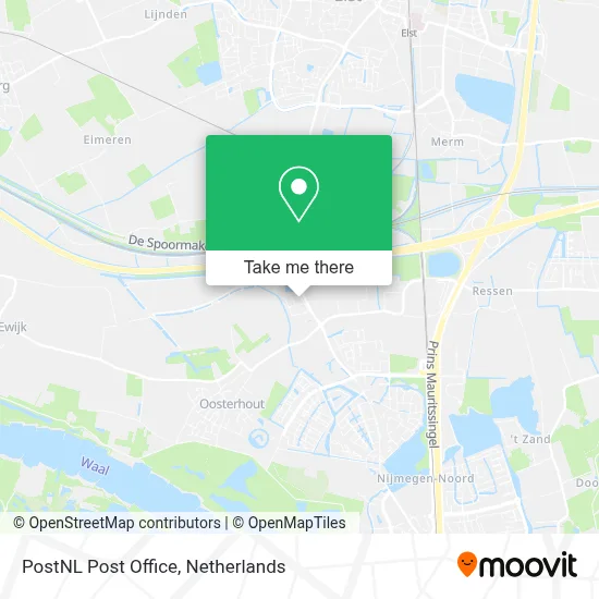Postnl Postkantoor map