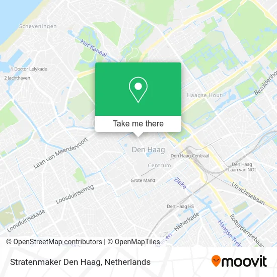 Stratenmaker Den Haag map
