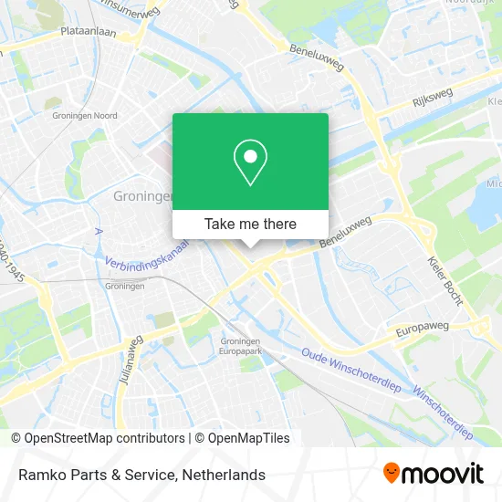 Ramko Parts & Service map