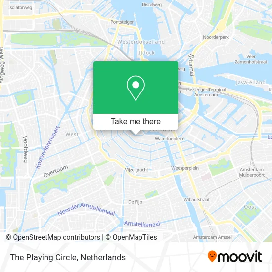 The Playing Circle map
