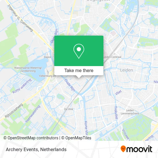 Archery Events map