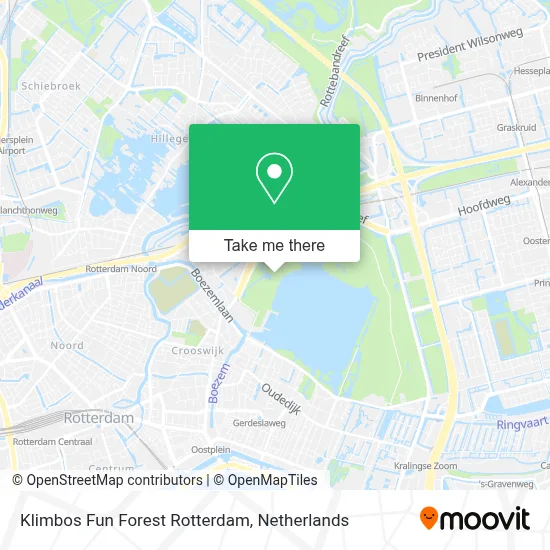Klimbos Fun Forest Rotterdam map