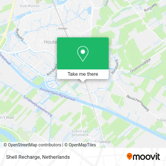 Shell Recharge map