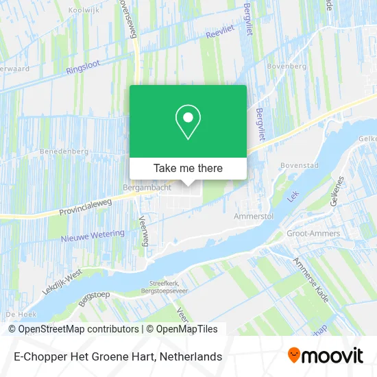 E-Chopper Het Groene Hart map