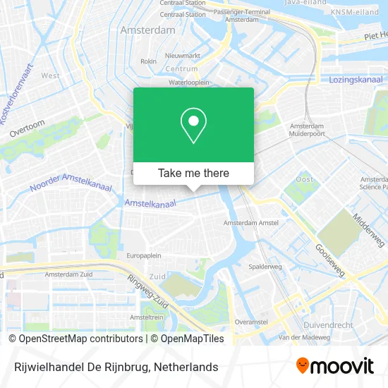 Rijwielhandel De Rijnbrug map
