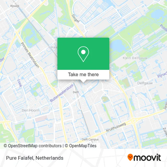 Pure Falafel map