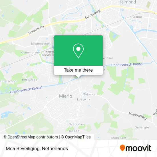 Mea Beveiliging map