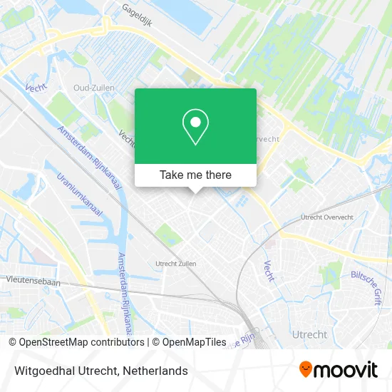 Witgoedhal Utrecht map