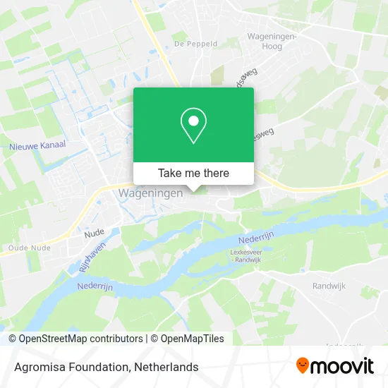 Agromisa Foundation map