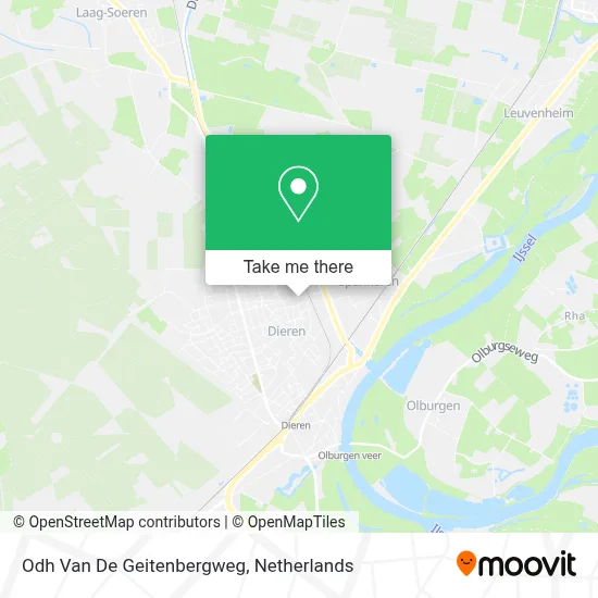 Odh Van De Geitenbergweg map