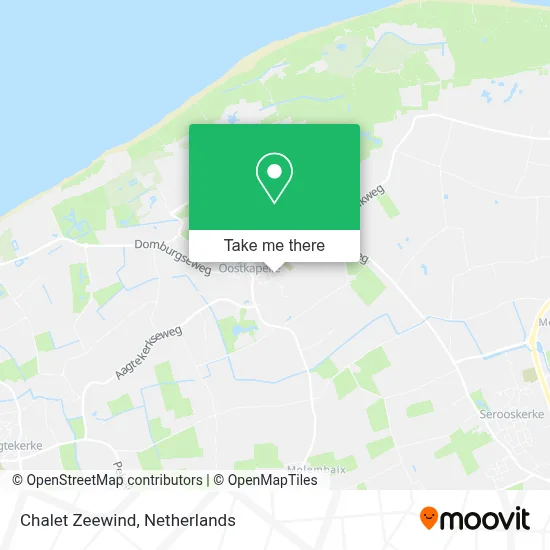 Chalet Zeewind map